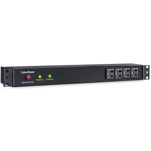 CyberPower RKBS20ST4F10R Rackmount surge protector, 20-Amp, 1800 Joules, 14 NEMA 5-20R outlets, NEMA 5-20P twist lock plug